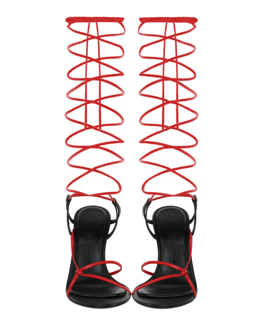 Ferragamo Azha X5 Wrap Tie Heels