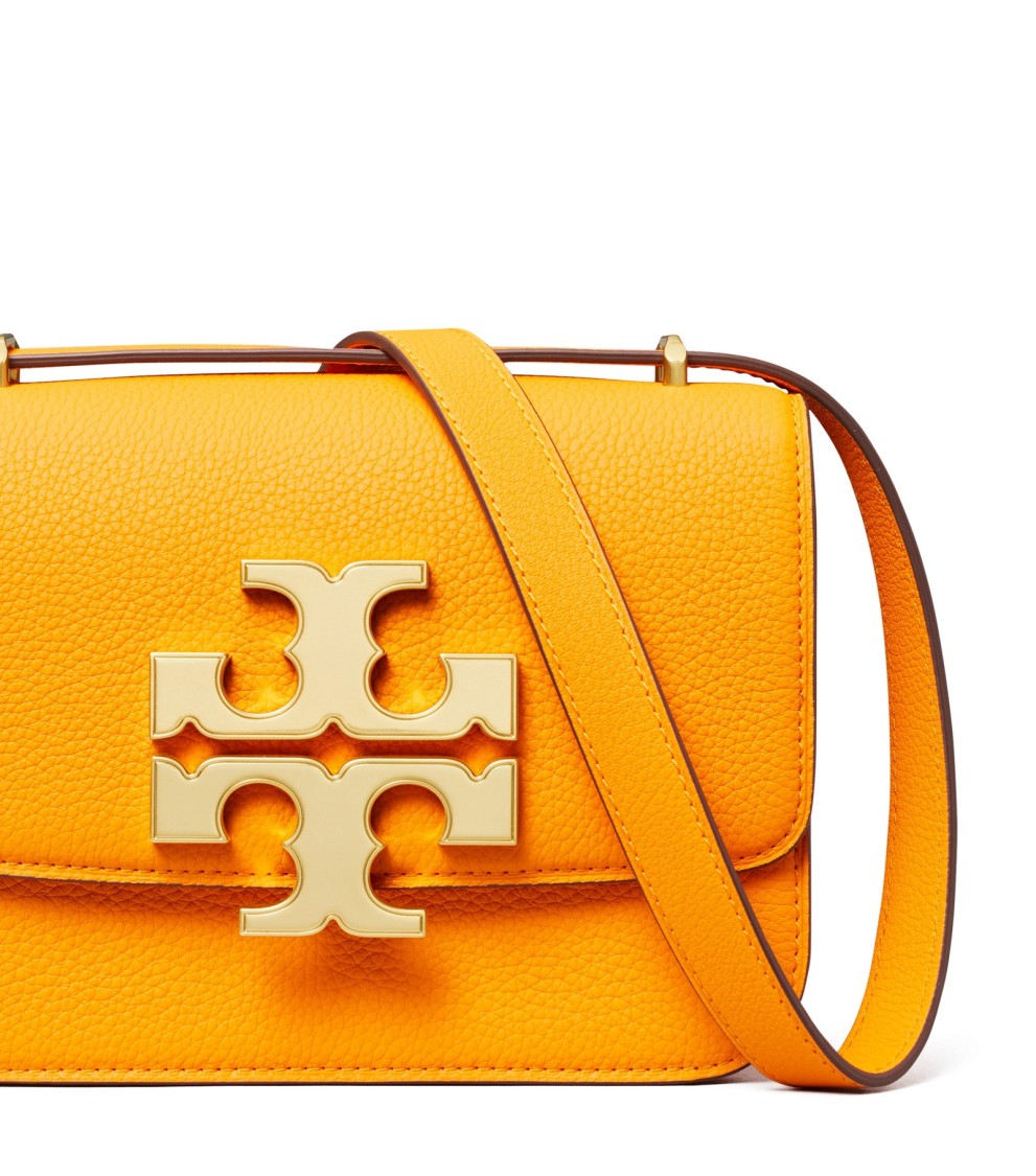 Tory Burch Textured Leather Shoulder Bag With Logo