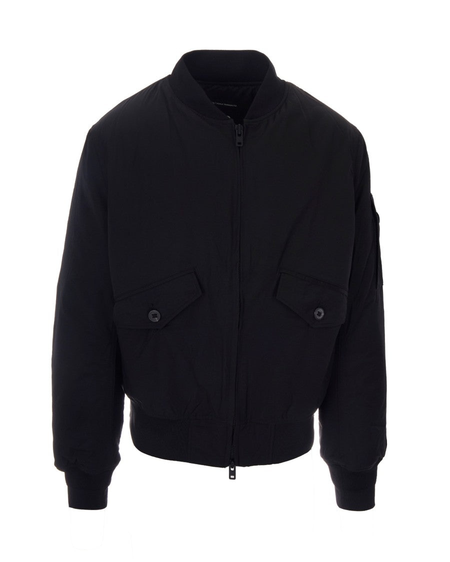 Y-3 Relaxed Fit Twill Bomber Jacket