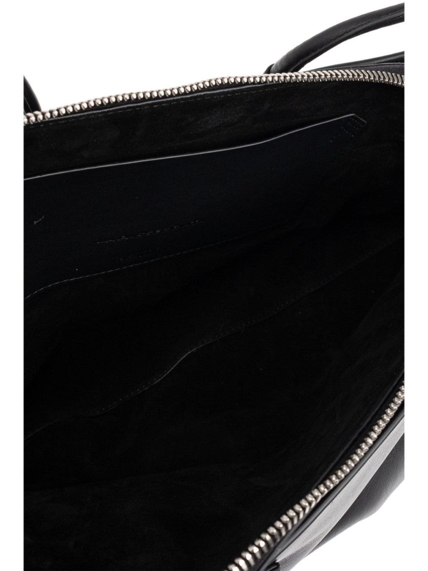 The Attico Black Handbag With Spacious Interior