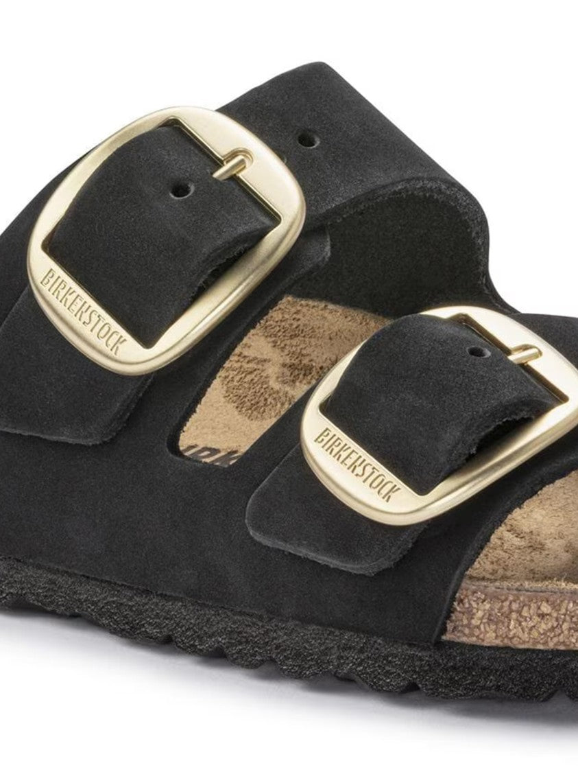 Birkenstock Arizona Big Buckle Nubuck Leather Sandals