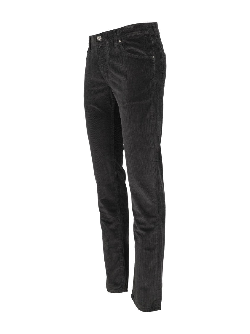 Jacob Cohen Tailored Five-Pocket Slim Fit Pants With Subtle Sheen