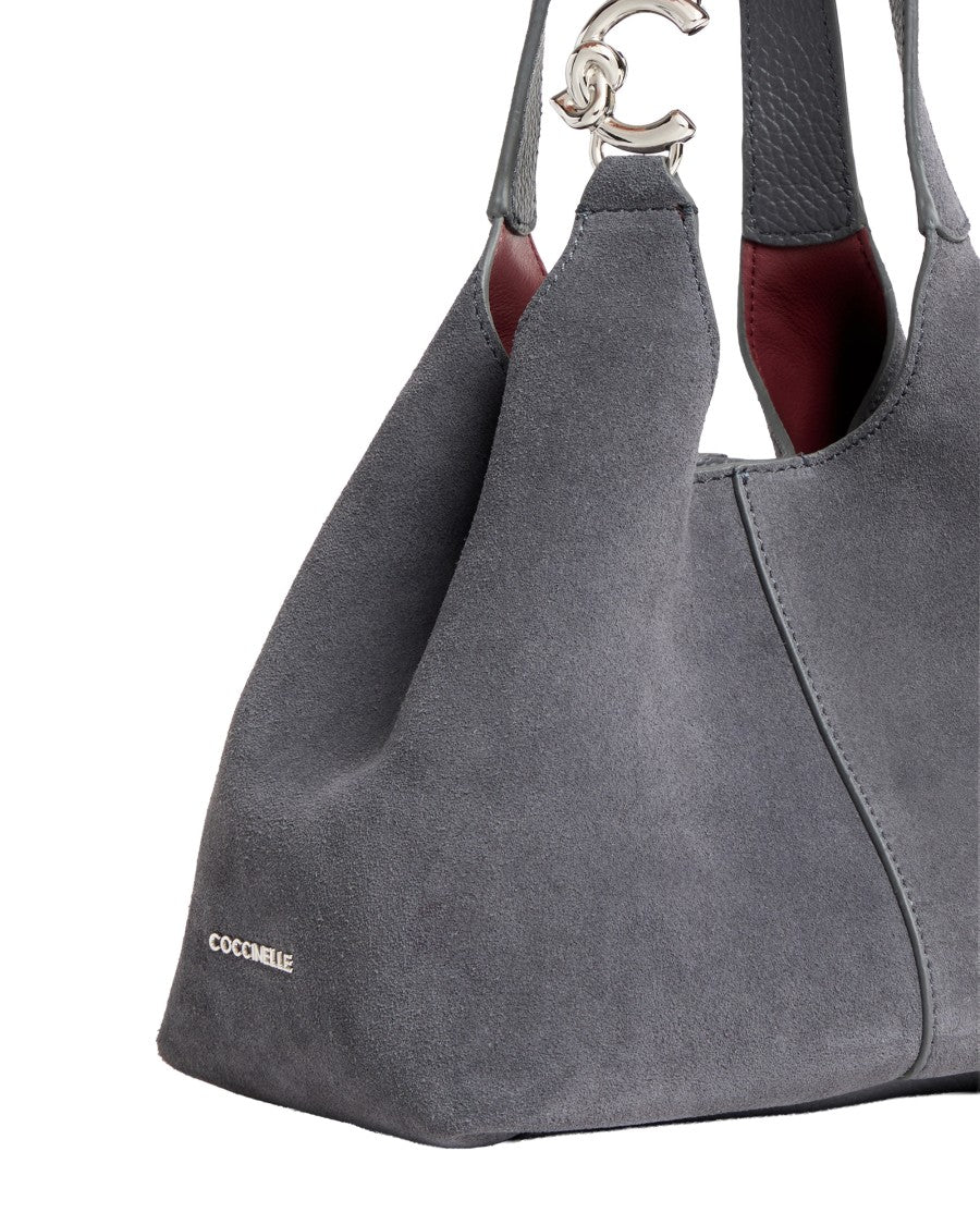 Coccinelle C-Easy Suede Shoulder Bag