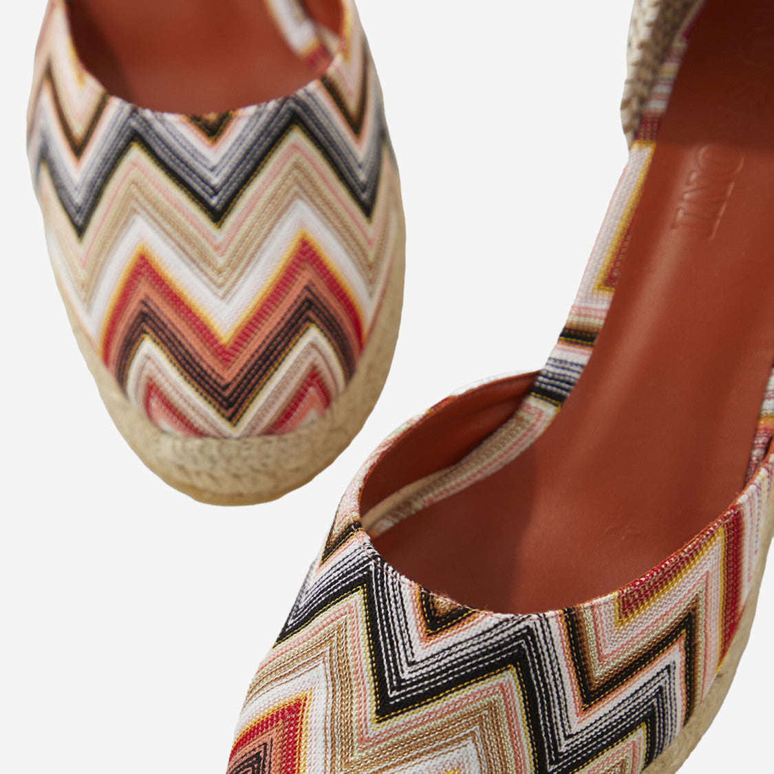 Missoni Espadrilles With Zig Zag Pattern And High Wedge Design