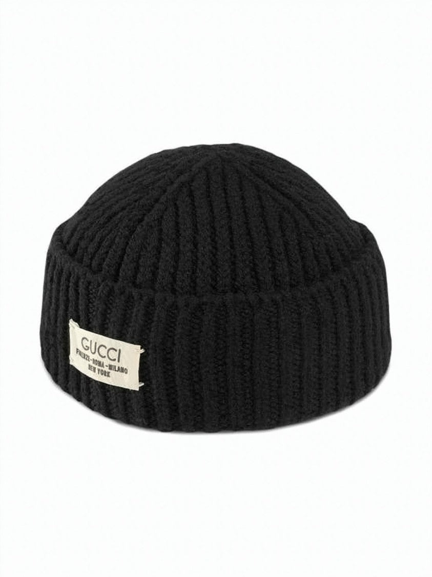 Gucci Ribbed Knit Beanie With Short Cuff