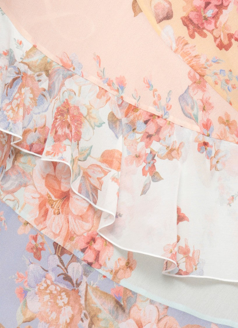 Zimmermann Multicolor Awaken Floral Printed Dress