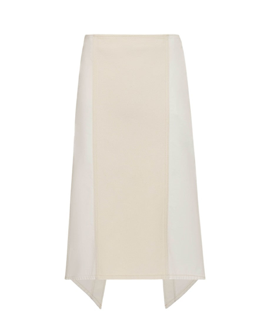 J. W. Anderson Asymmetrical Hem Double-Layer Midi Skirt