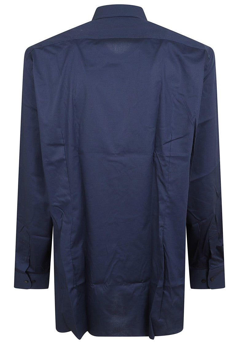 Etro Pegasus Embroidered Cotton Poplin Shirt