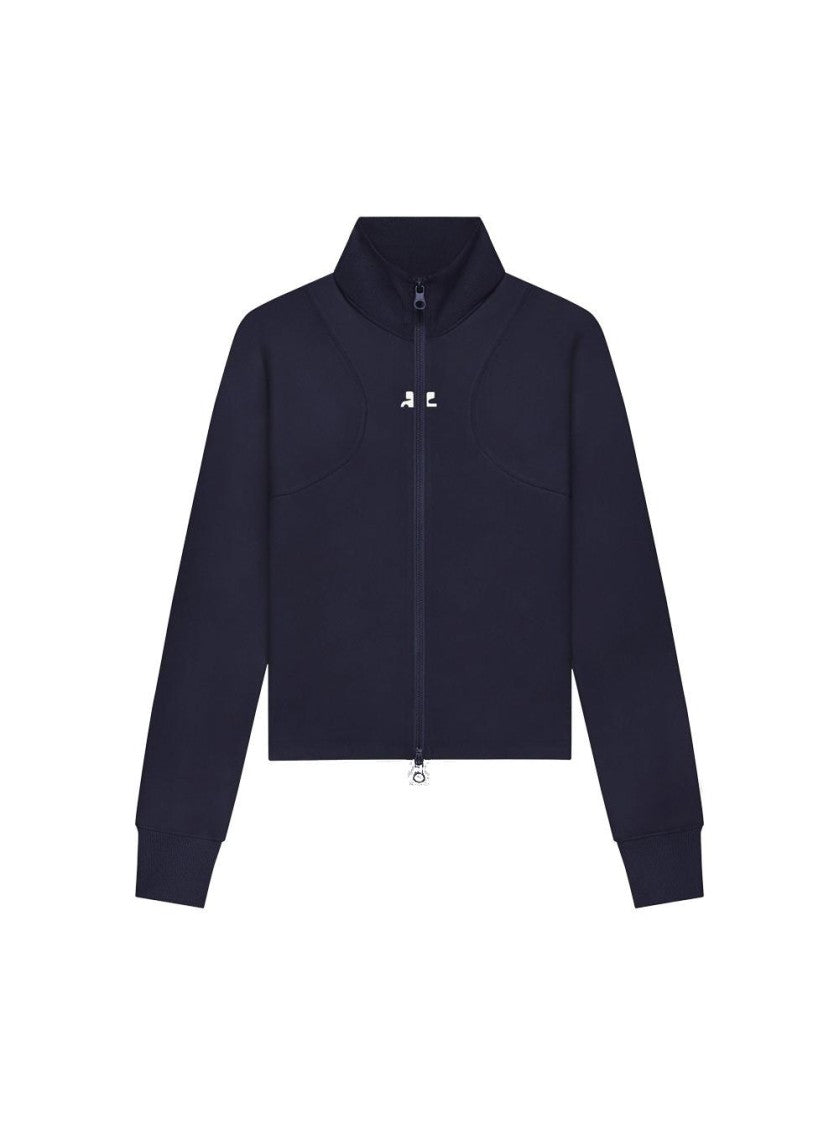 Courrèges Scuba Tracksuit Interlock Jacket Navy