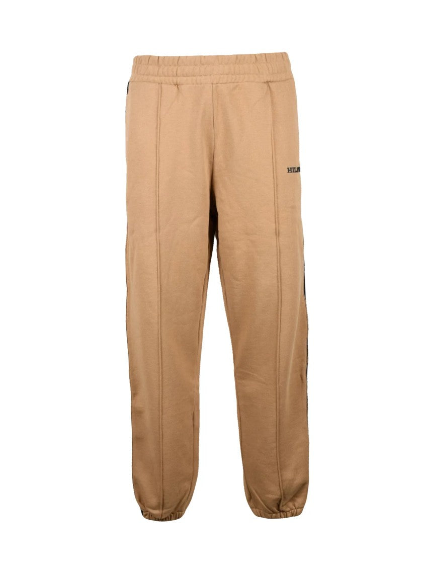 Tommy Hilfiger Relaxed Fit Tracksuit Bottoms With Contrast Stripe And Elastic Waistband