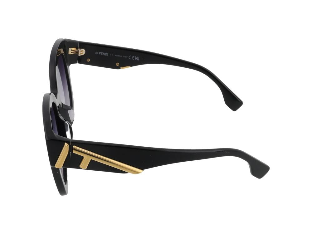 Maison Fendi Fe40098f Rectangular Frame Sunglasses