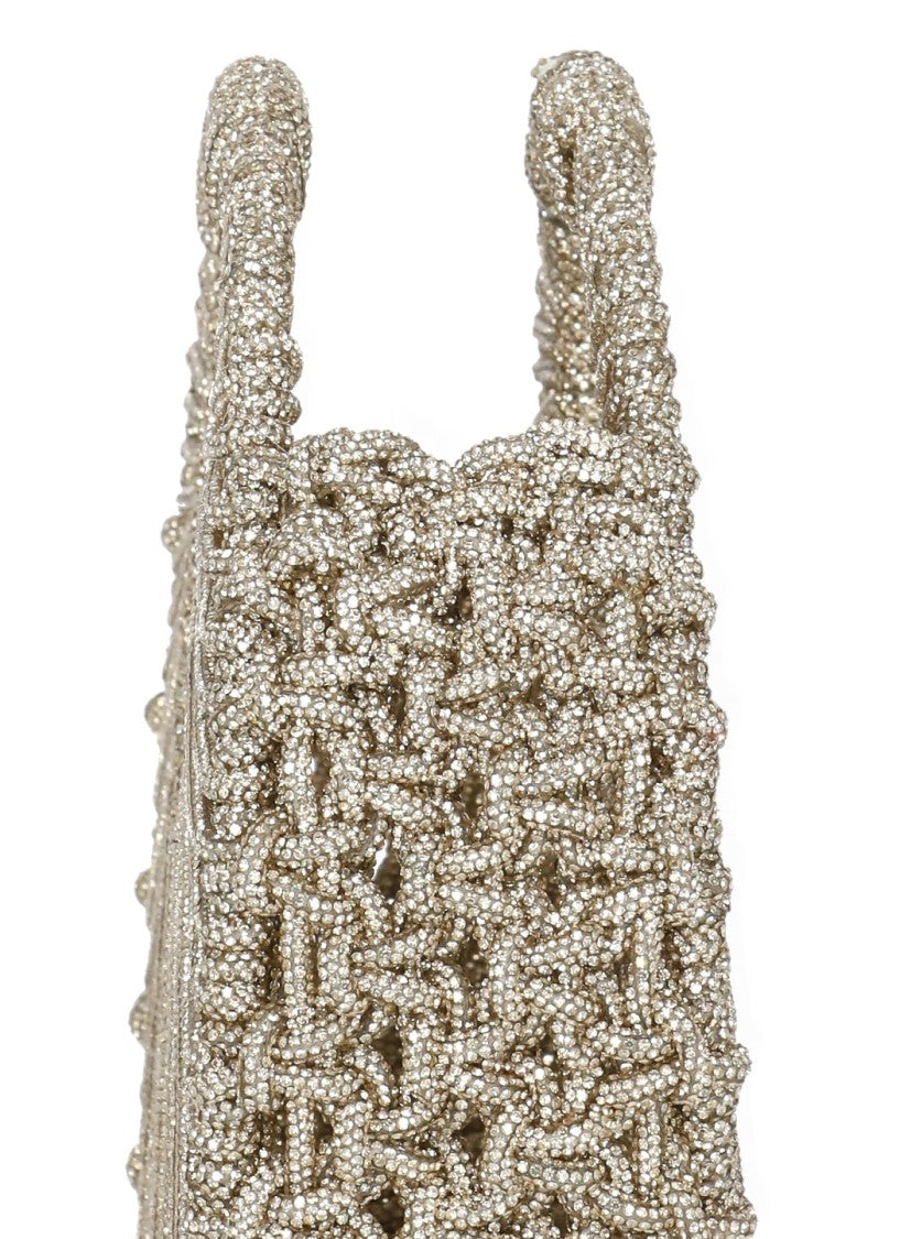 Hibourama Circular Crystal-Embellished Jaya Bag