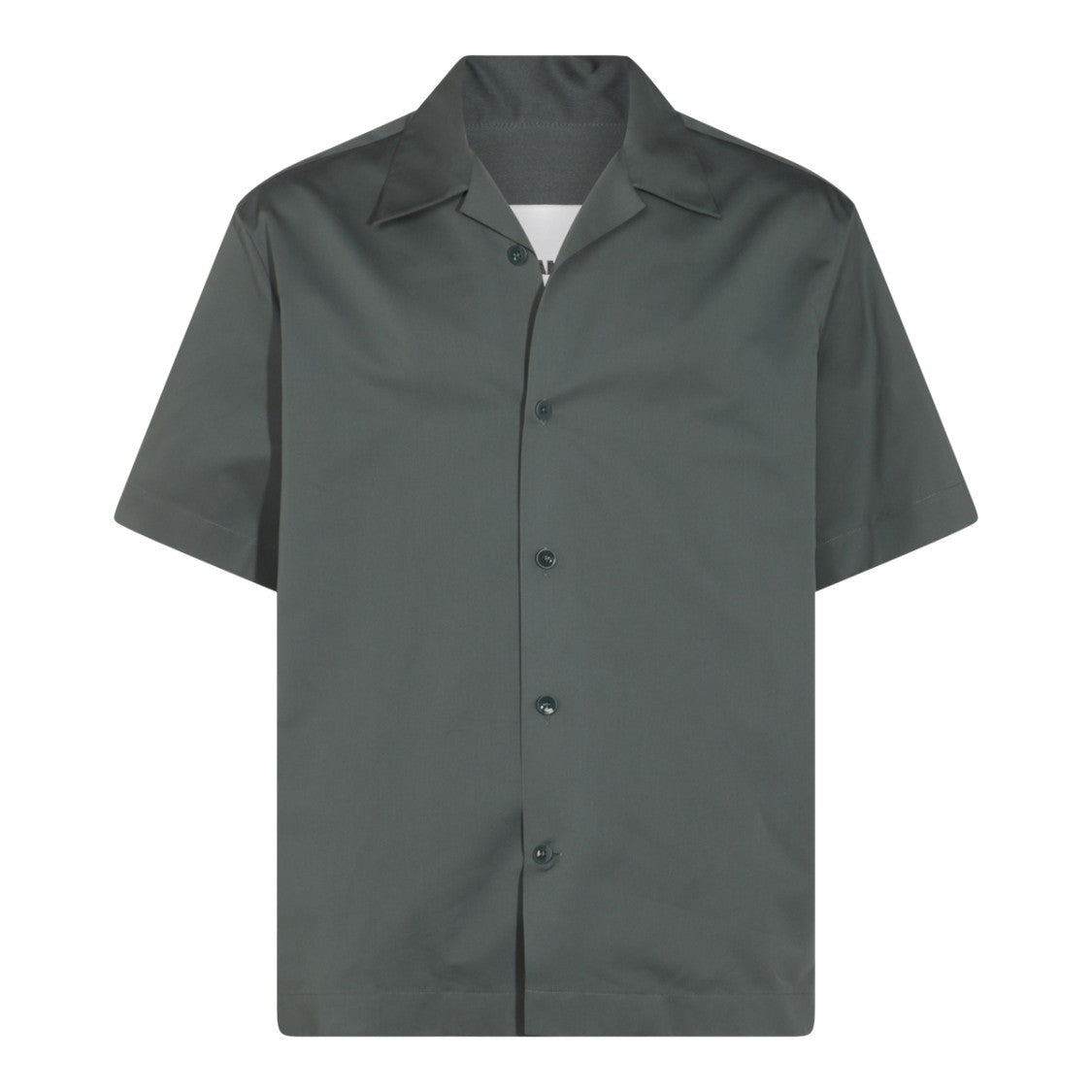 Jil Sander Grey Cotton Polo Shirt Casual Shirt