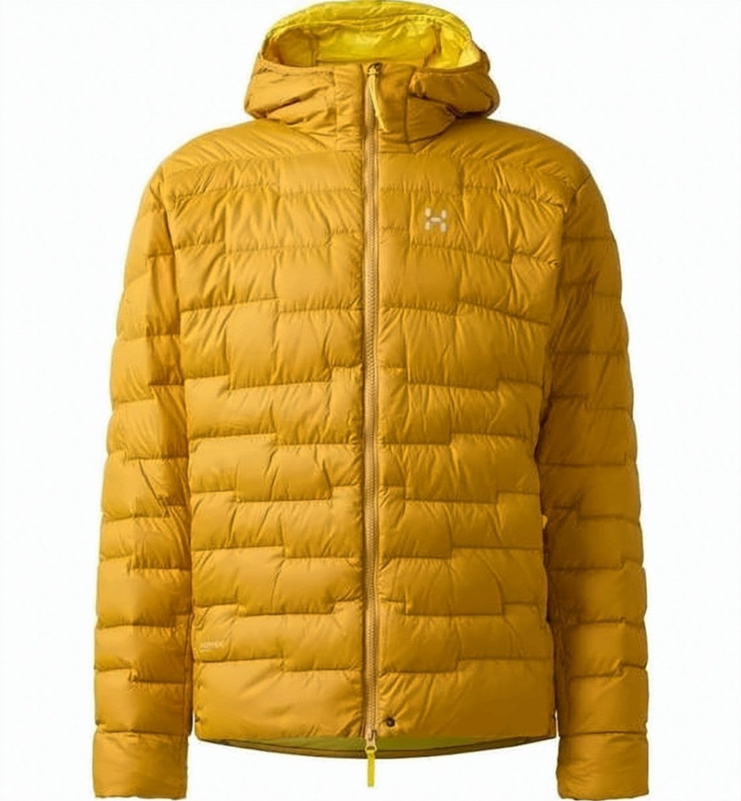 Haglöfs Mustard Yellow Quilted Short Padded Jacket