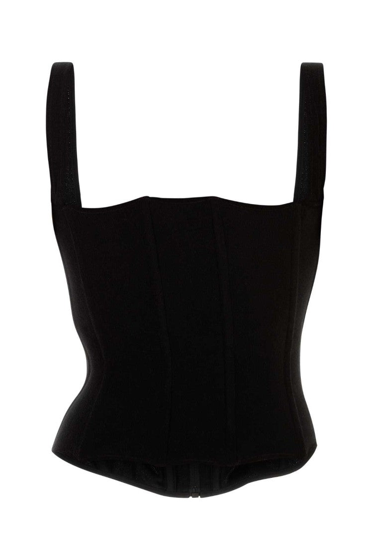 Balenciaga Black Velvet Bodice