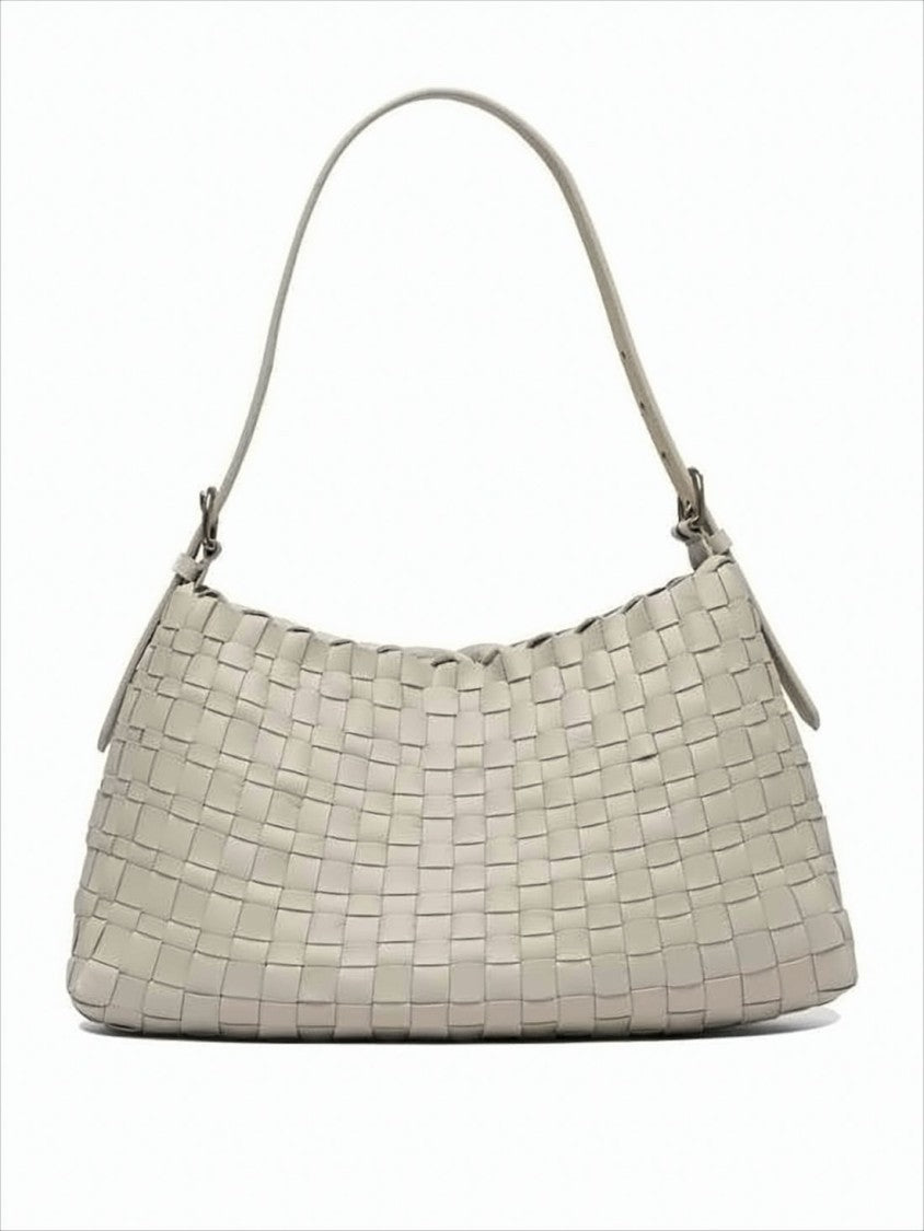Dragon Diffusion Woven Buffalo Leather Shoulder Bag