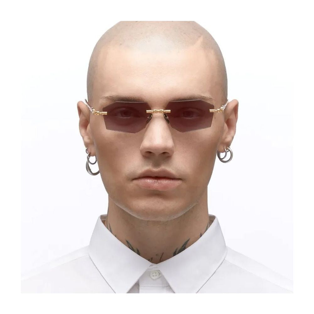 Kuboraum Mask H63 Geometric Rimless Sunglasses