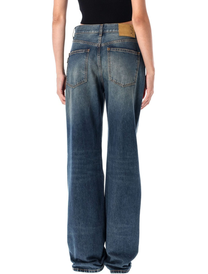 Haikure Korea Intense Blue Wash Jeans