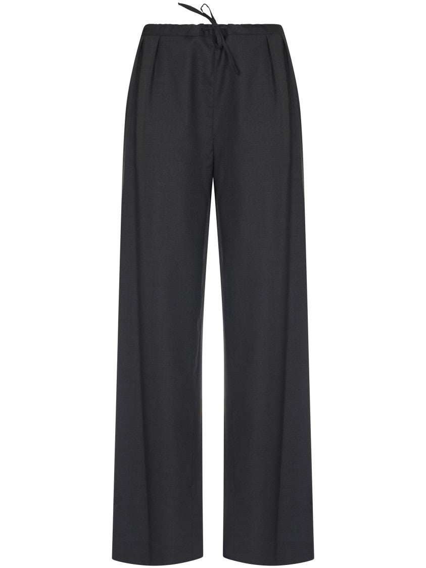 Loulou Studio Wide-Leg Trousers With High Waist