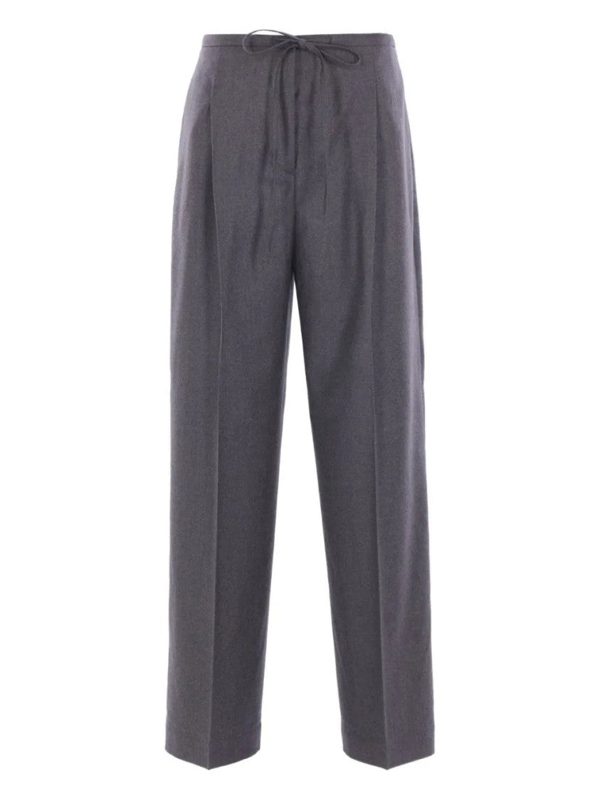 Róhe Drawstring Pleated Trousers