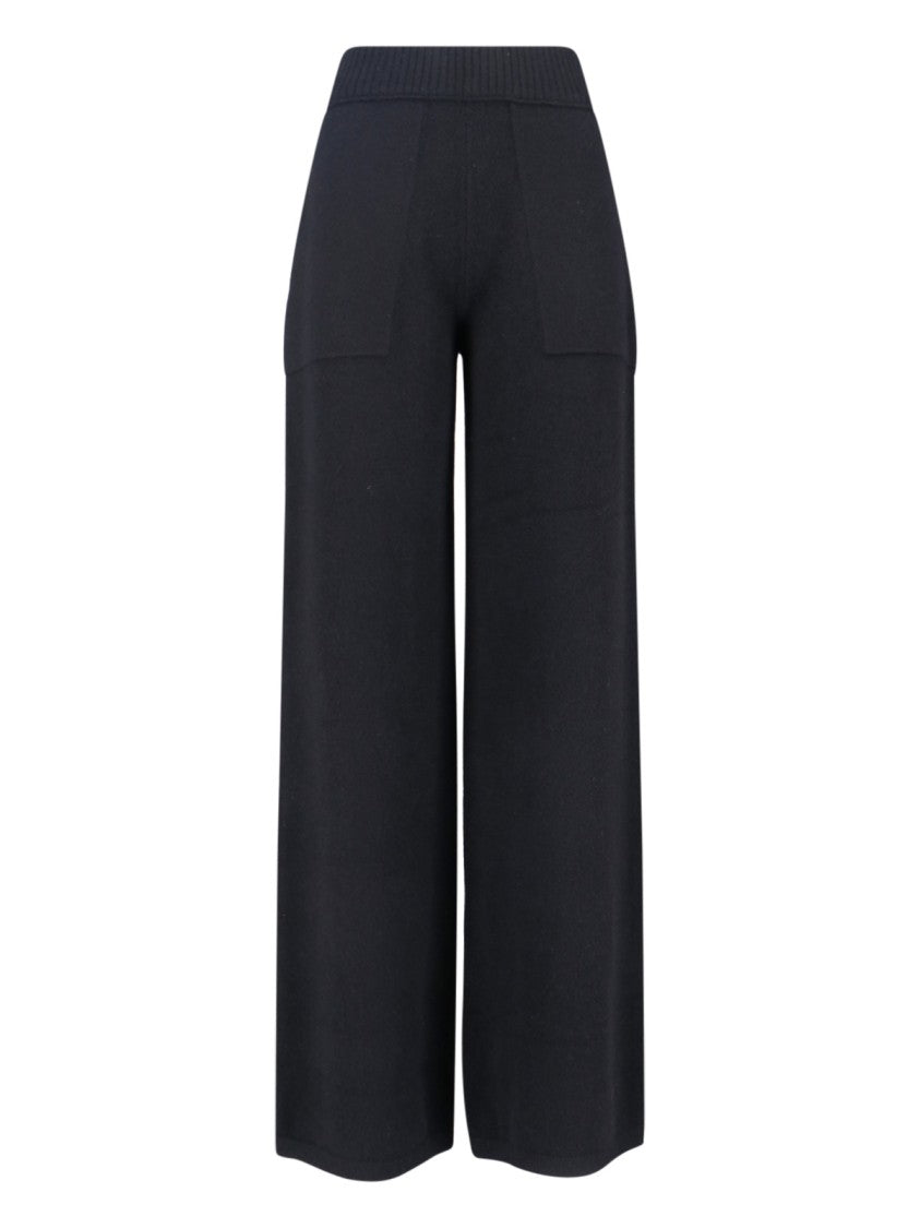 Uma Wang Wide-Leg Trousers With High Ribbed Waistband