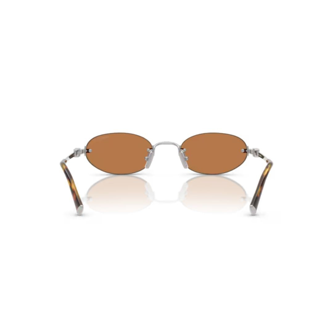 Miu Miu 0Mu A54s Oval Brown Lenses