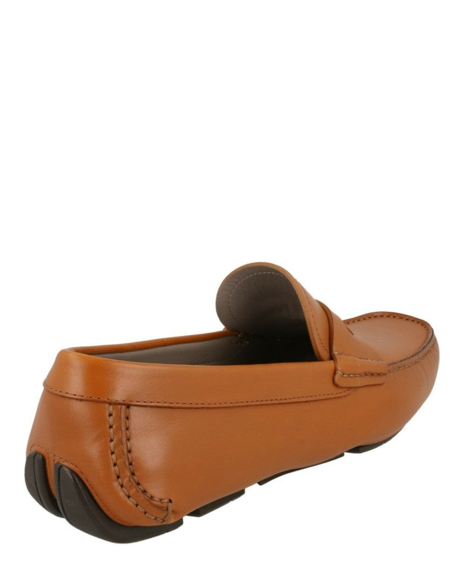 Ferragamo Newton Leather Drivers