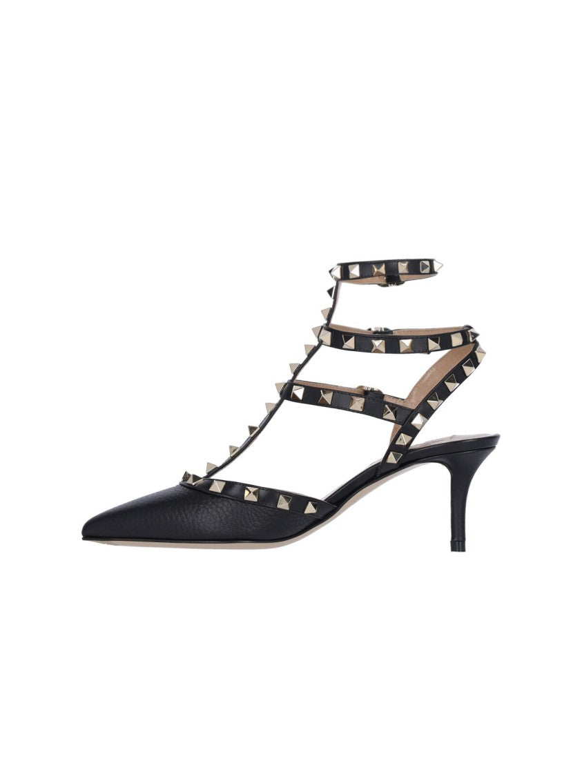 Valentino Garavani Rockstud 65' Heels – Black