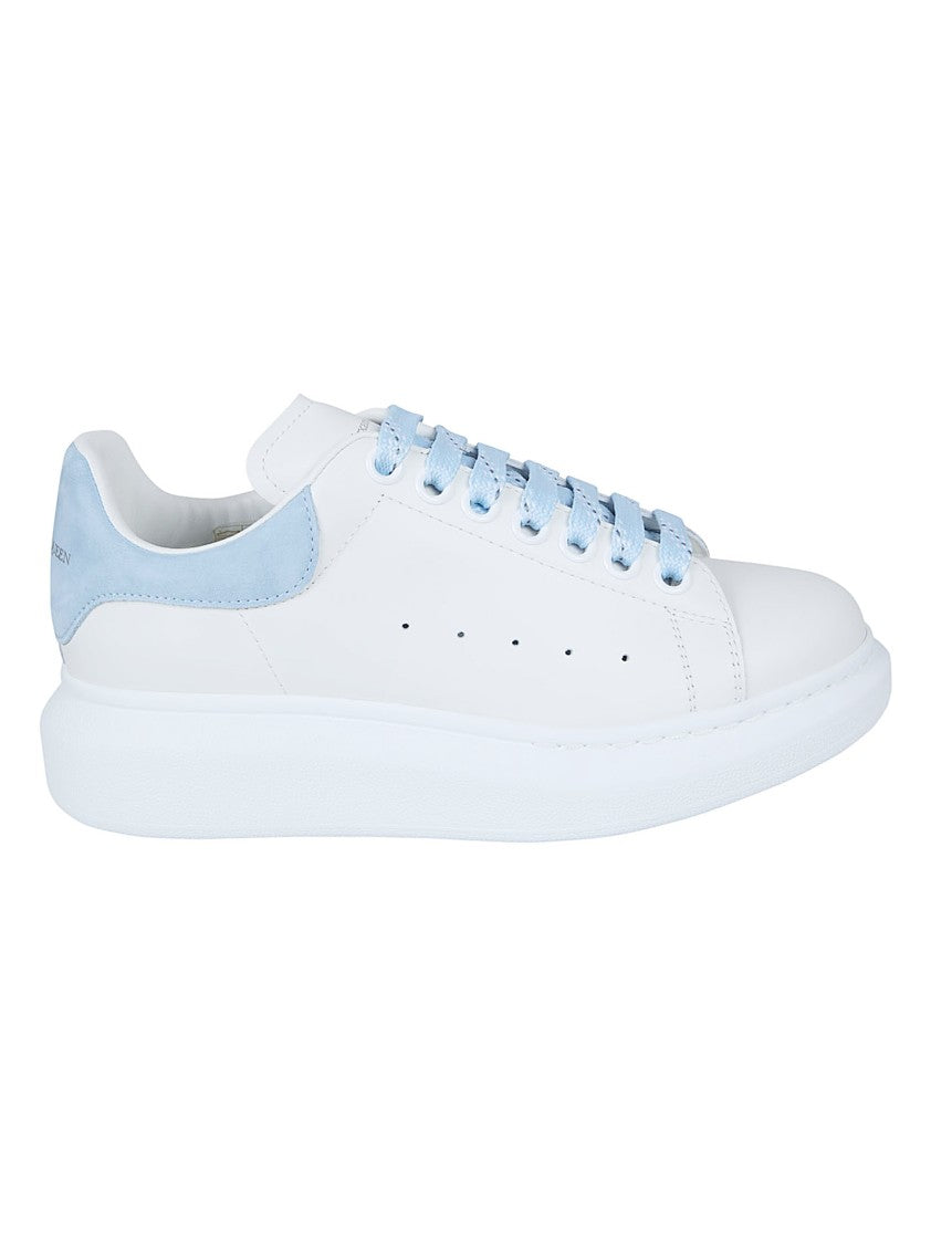 Alexander Mcqueen White Leather Oversized Sole Sneakers