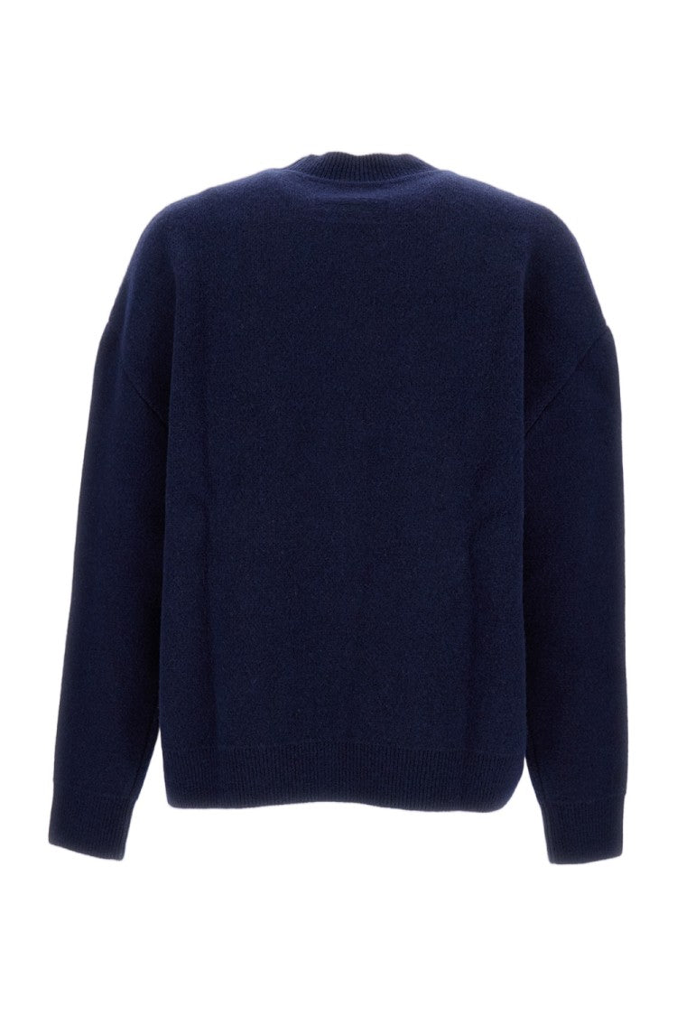 Givenchy Multicolor Gradient Crew Neck Sweater With Ribbed Trim