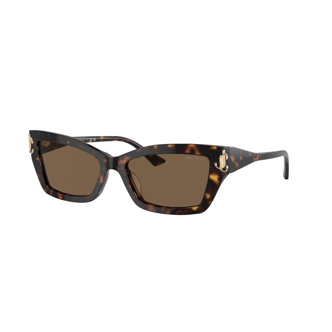 Jimmy Choo 0Jc5011u Rectangular Tortoiseshell Acetate Sunglasses