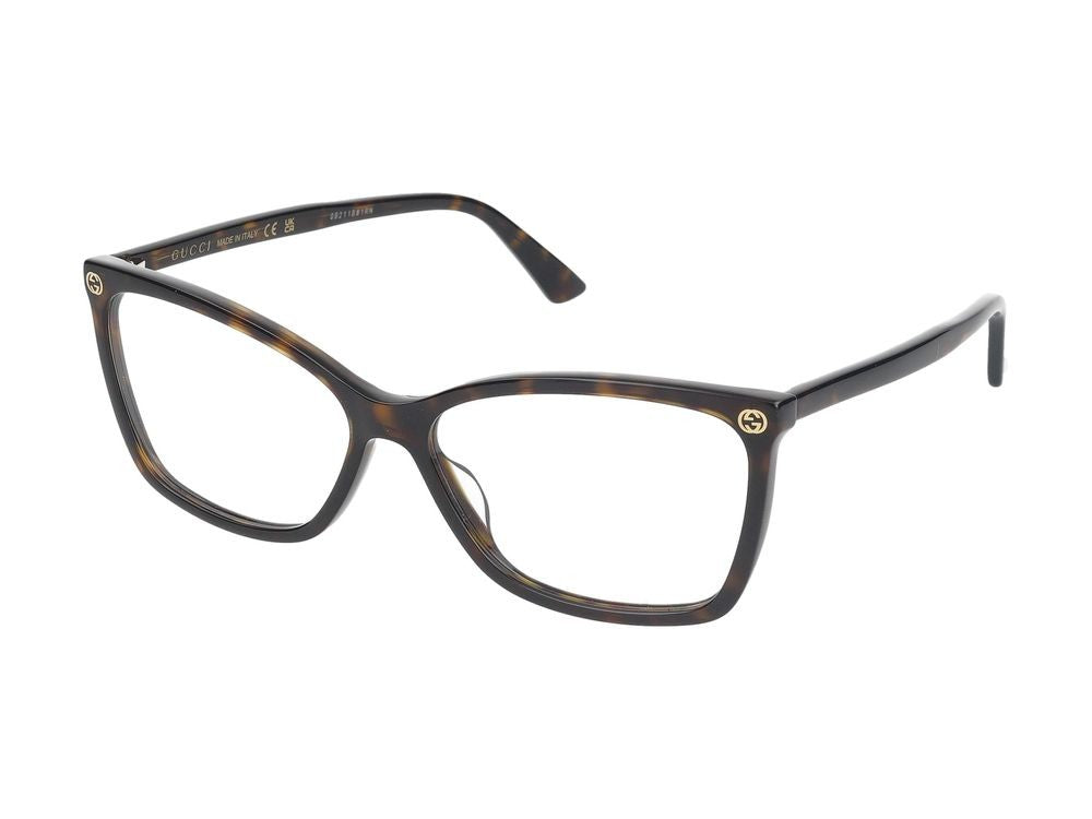 Gucci Havana Tortoiseshell Cat-Eye Eyeglasses