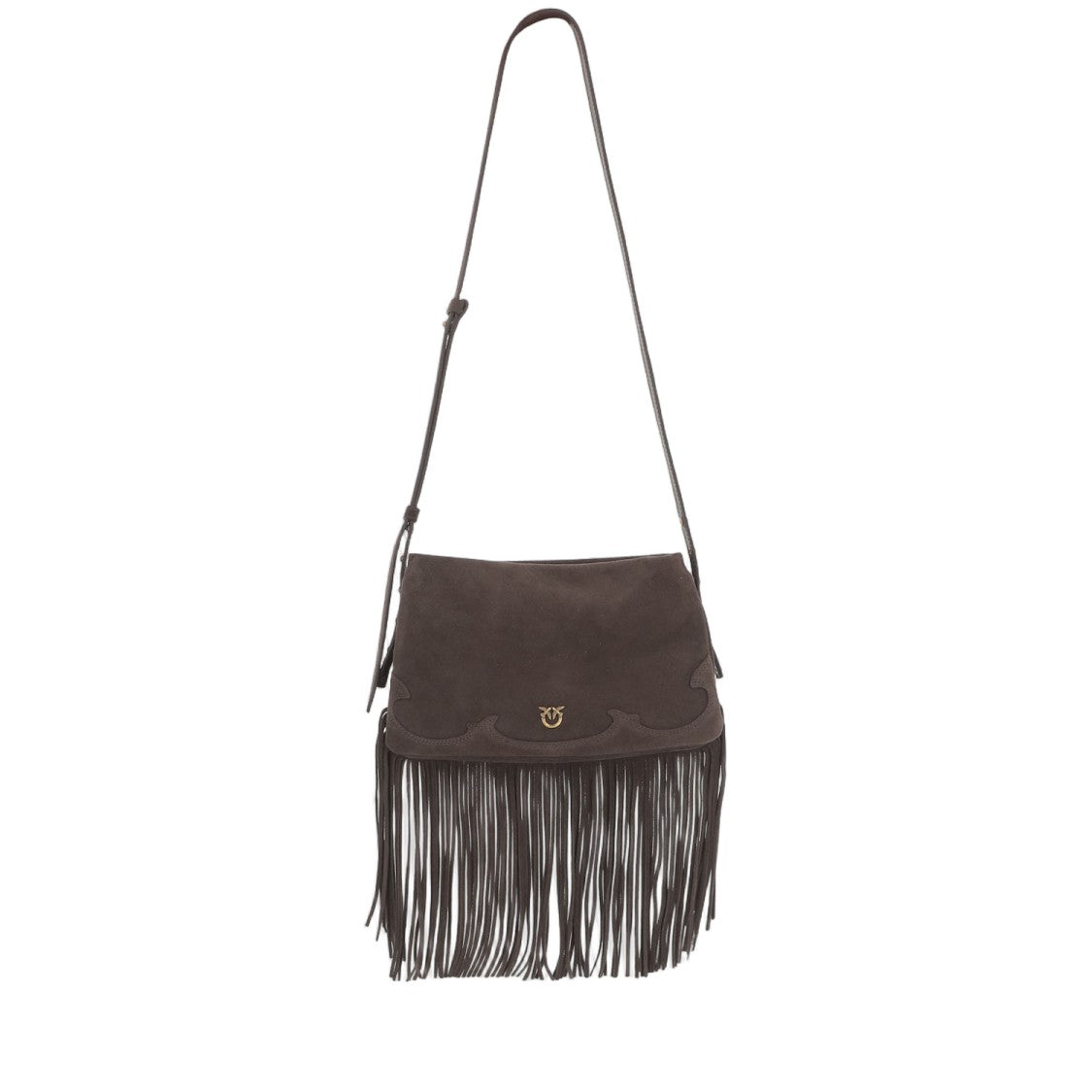 Pinko One, Two, Three Suede Shoulder Bag