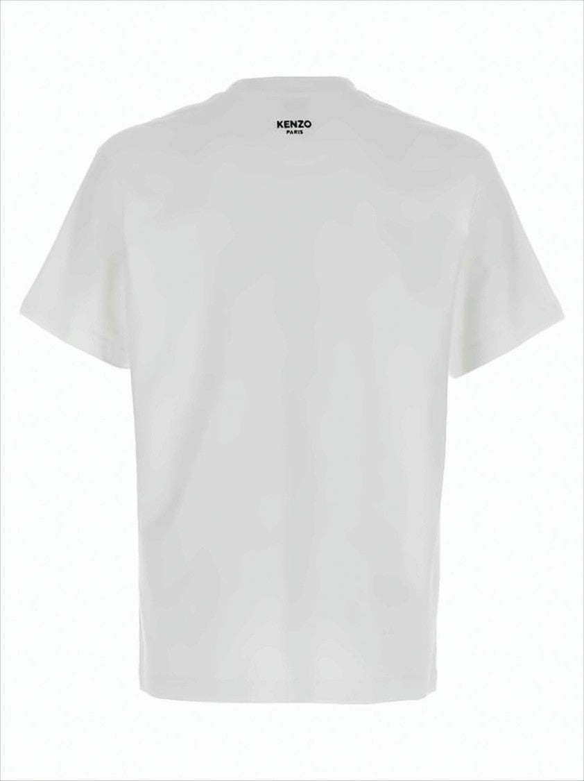 Kenzo Short-Sleeve T-Shirt With Embroidered Floral Detail