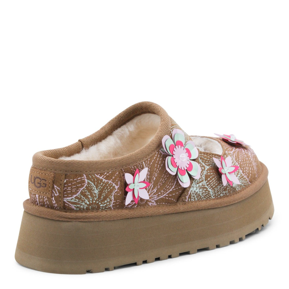 Ugg Floral Embroidered Flats