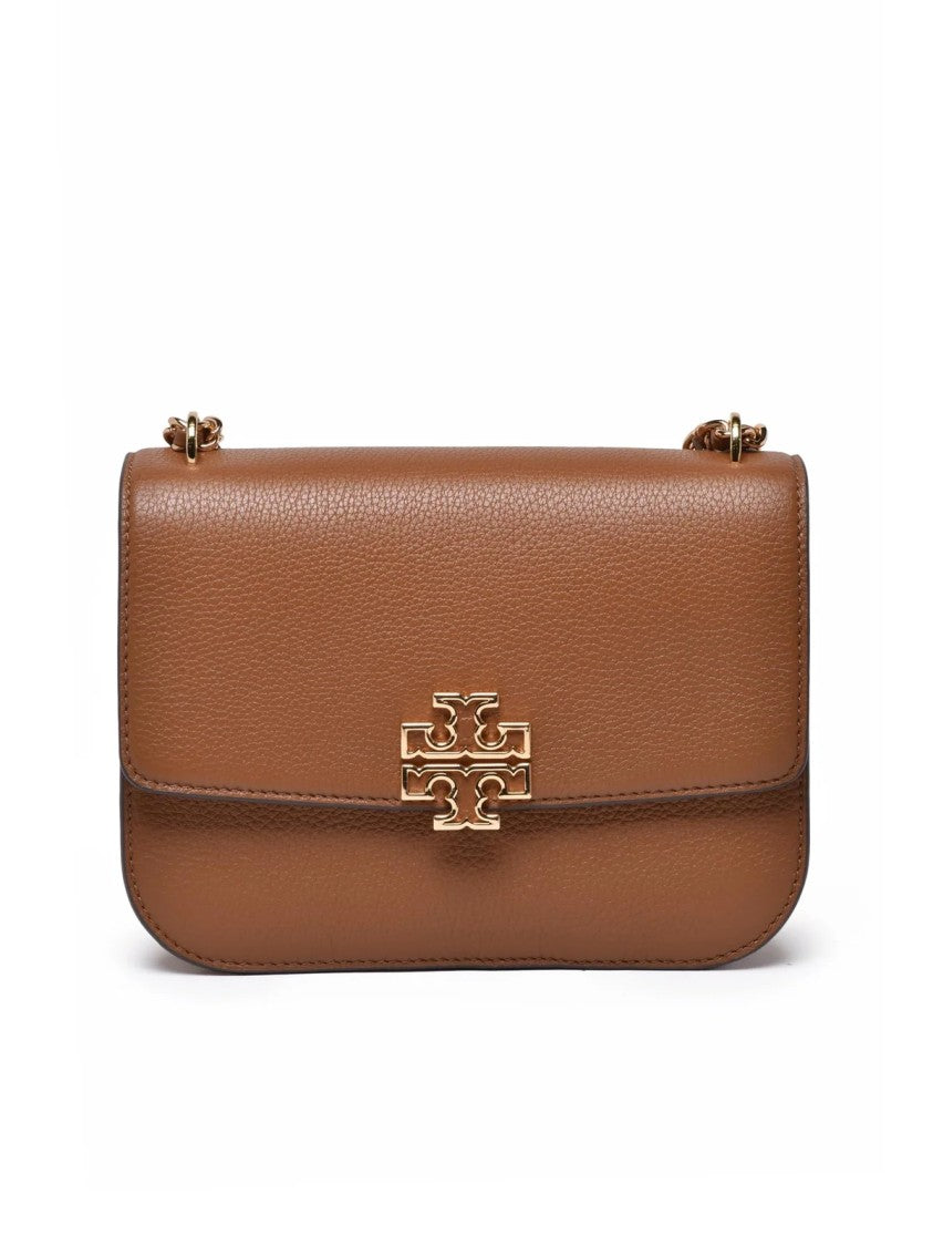 Tory Burch Brown Calfskin Small Shoulder Bag