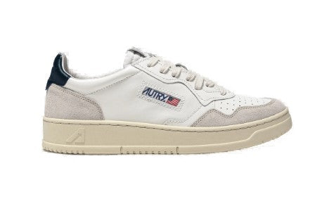 Autry White Sneakers With Textured Upper