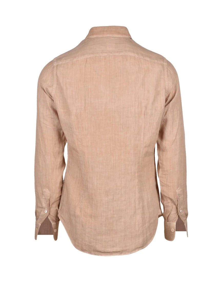 Eleventy Beige Linen Shirt