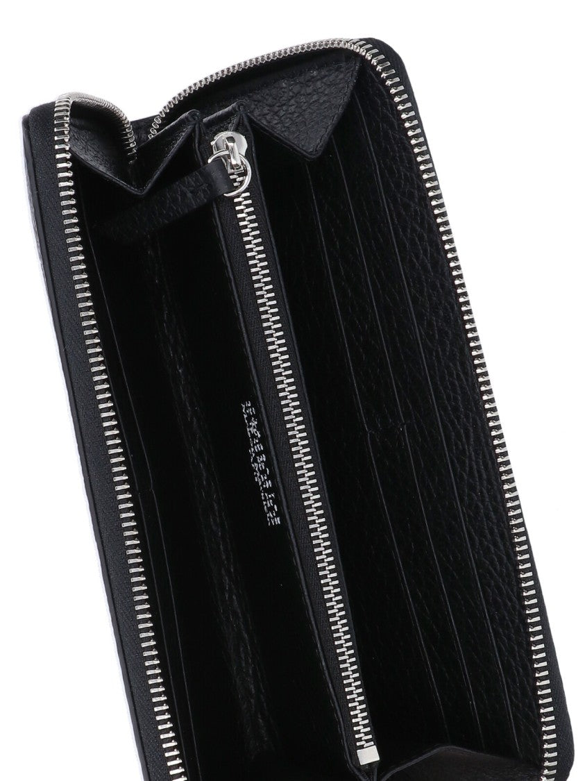 Maison Margiela Textured Calf Leather Zip Wallet