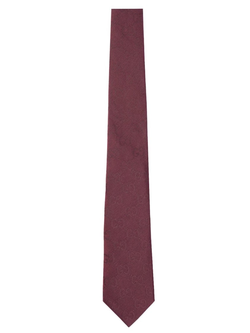 Gucci Interlocking Double G Cotton-Silk Tie