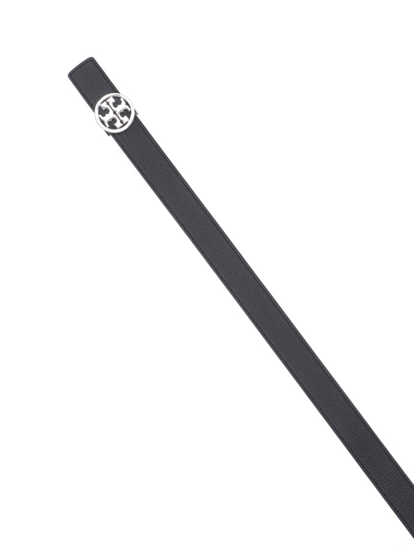 Tory Burch Smooth Black Belt