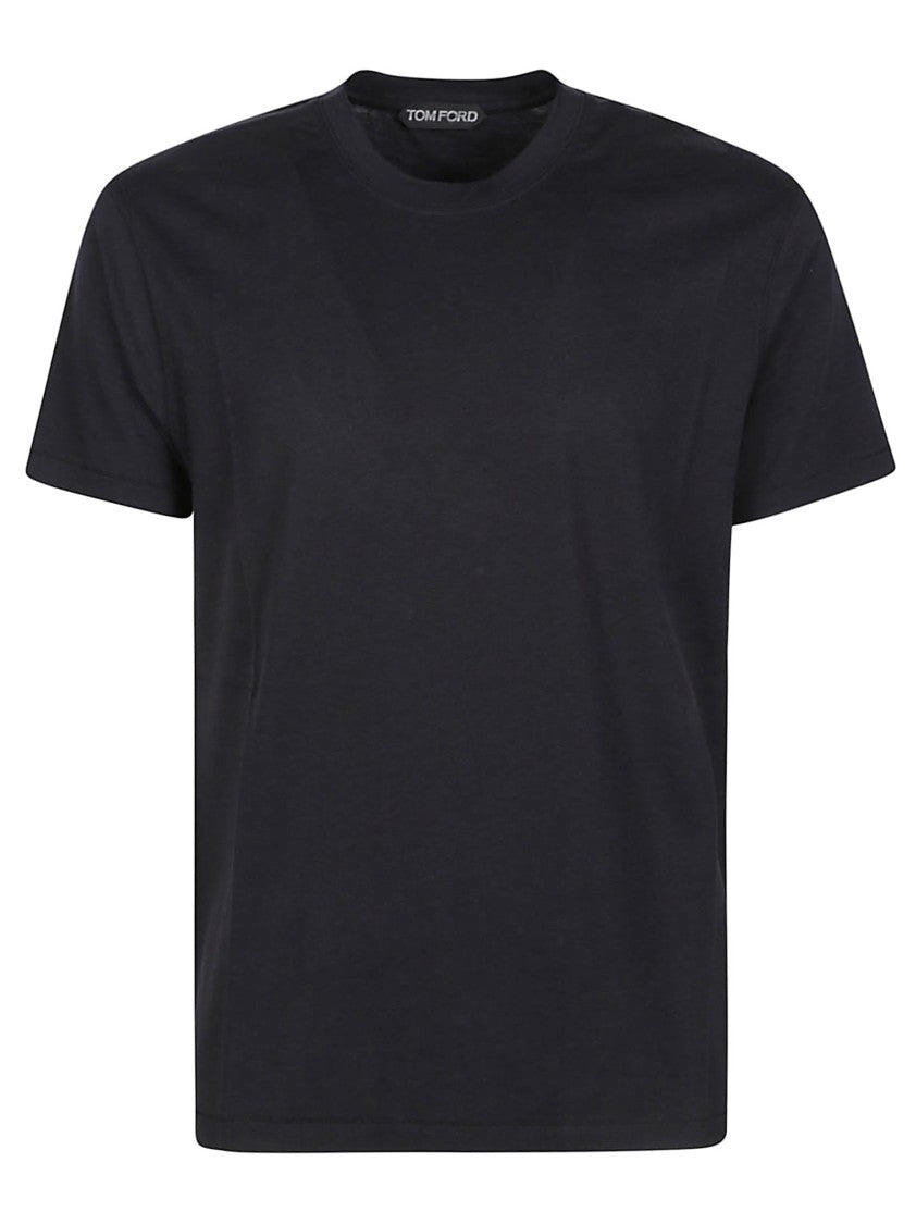 Tom Ford Black Relaxed Fit Lyocell T-Shirt
