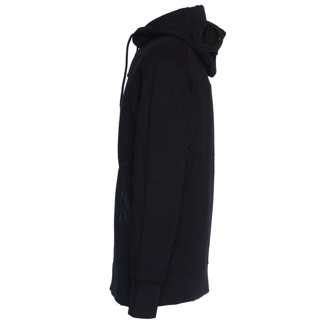 C.P. Company Diagonal Raised Fleece Goggle Zipped Hooded Sweatshirt