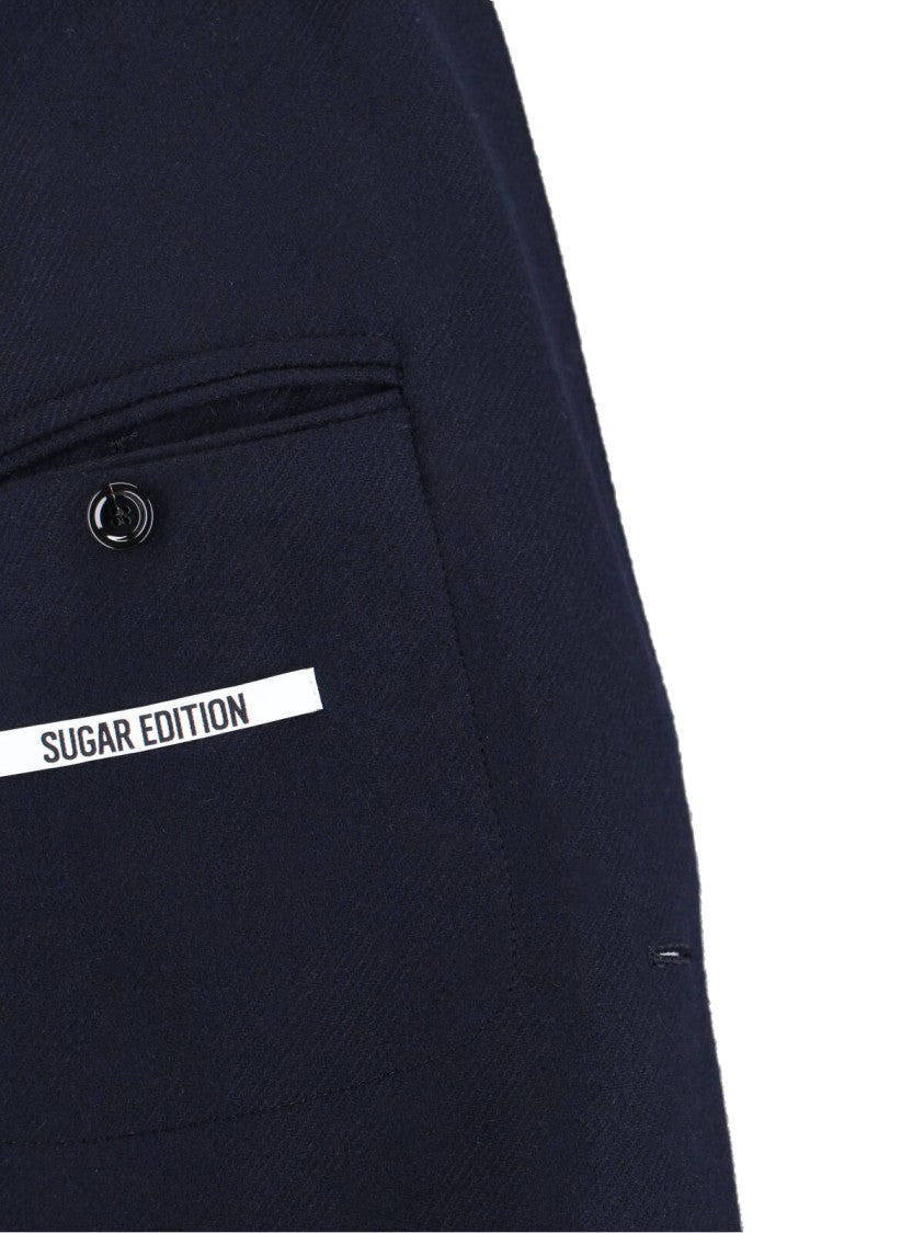 Lardini Single-Breasted Blazer – Navy