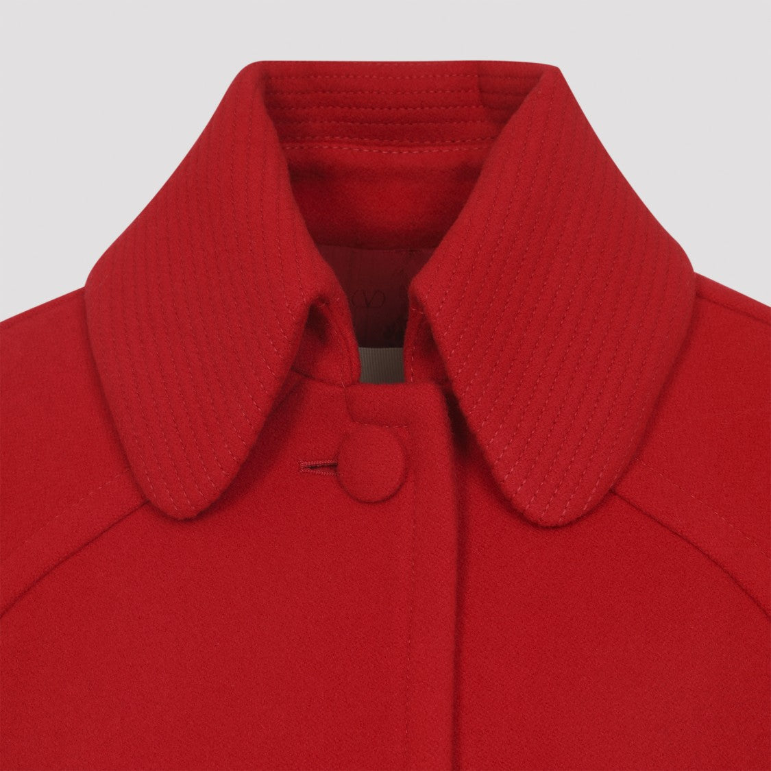 Valentino Red Virgin Wool Coat