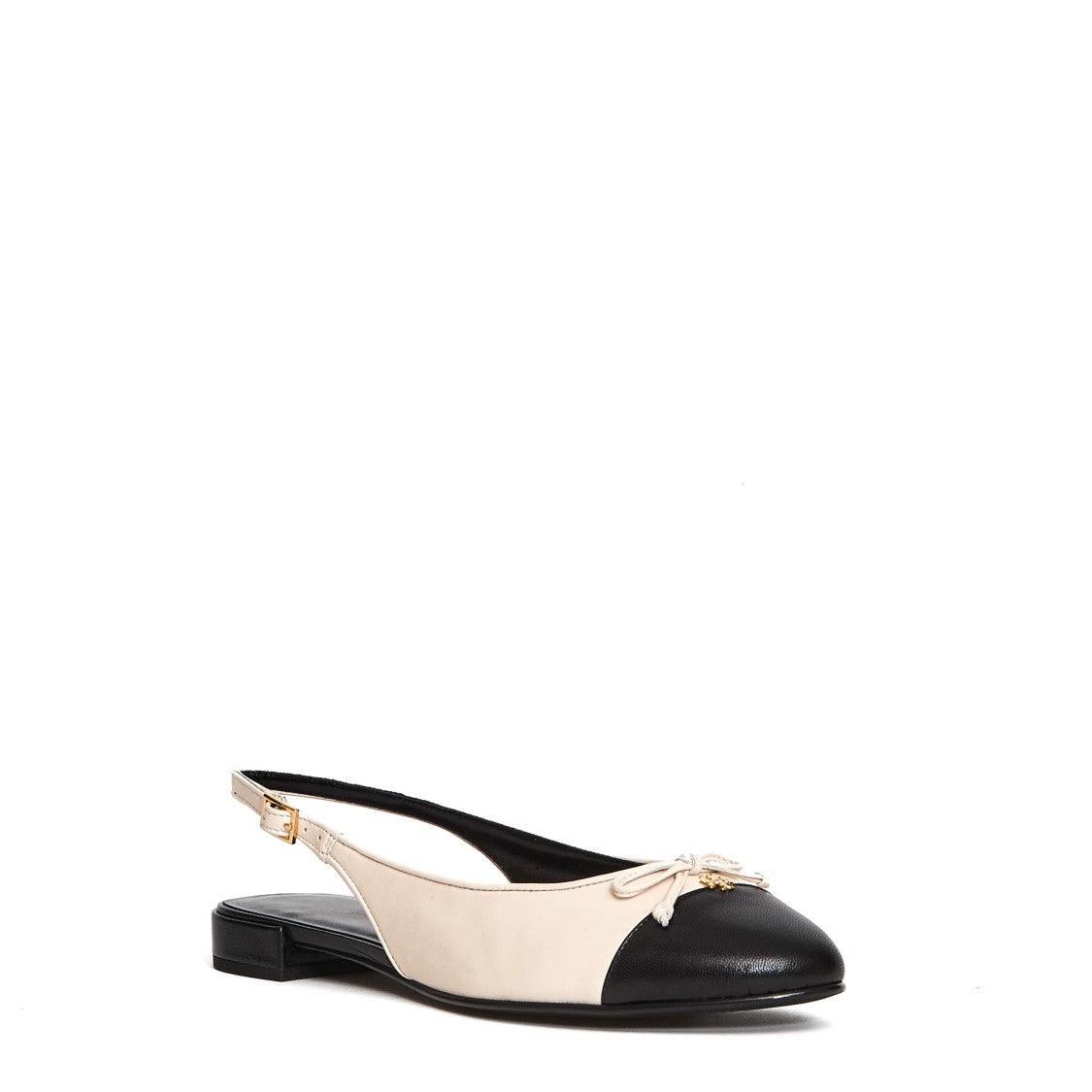 Tory Burch Pointed-Toe Slingback With Contrasting Design