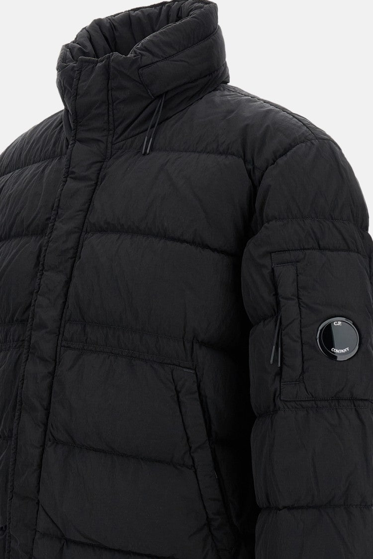 C.P. Company Oversized Zip-Front Rain Jacket With Quilted Texture