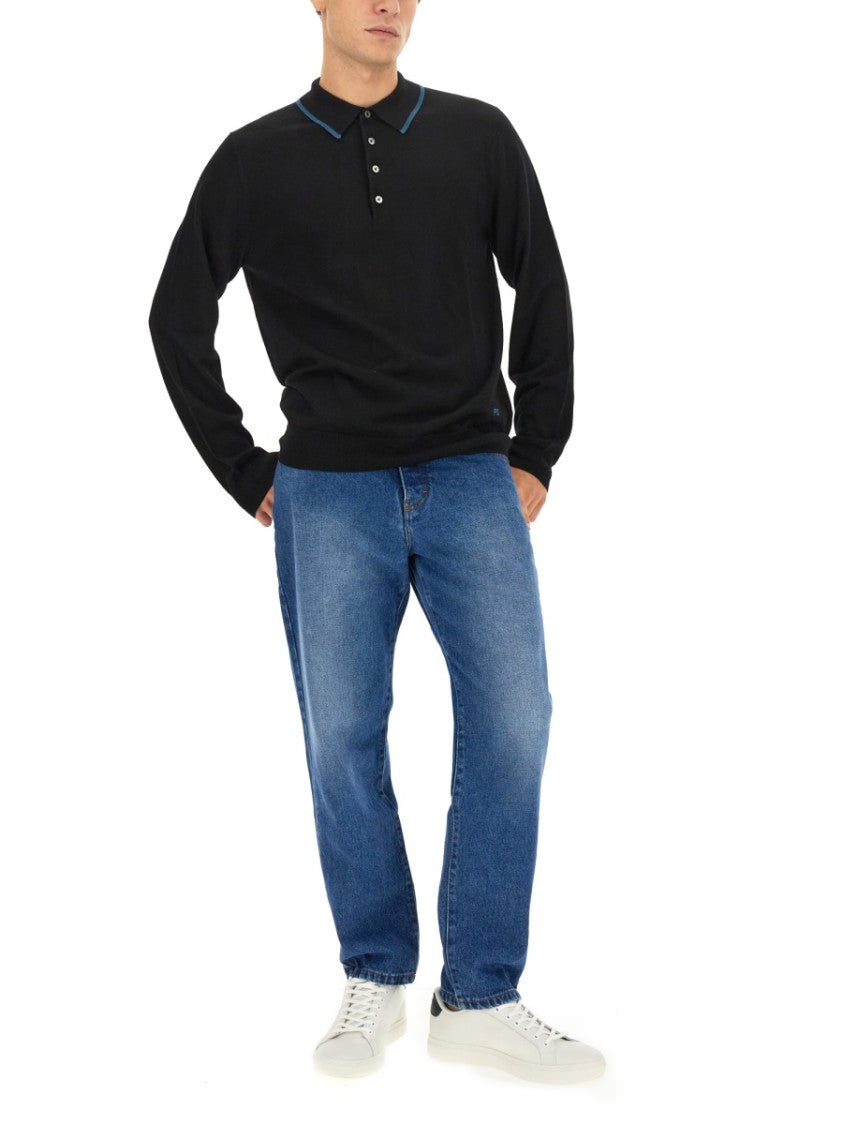 Ps Paul Smith Regular Fit Merino Wool Polo