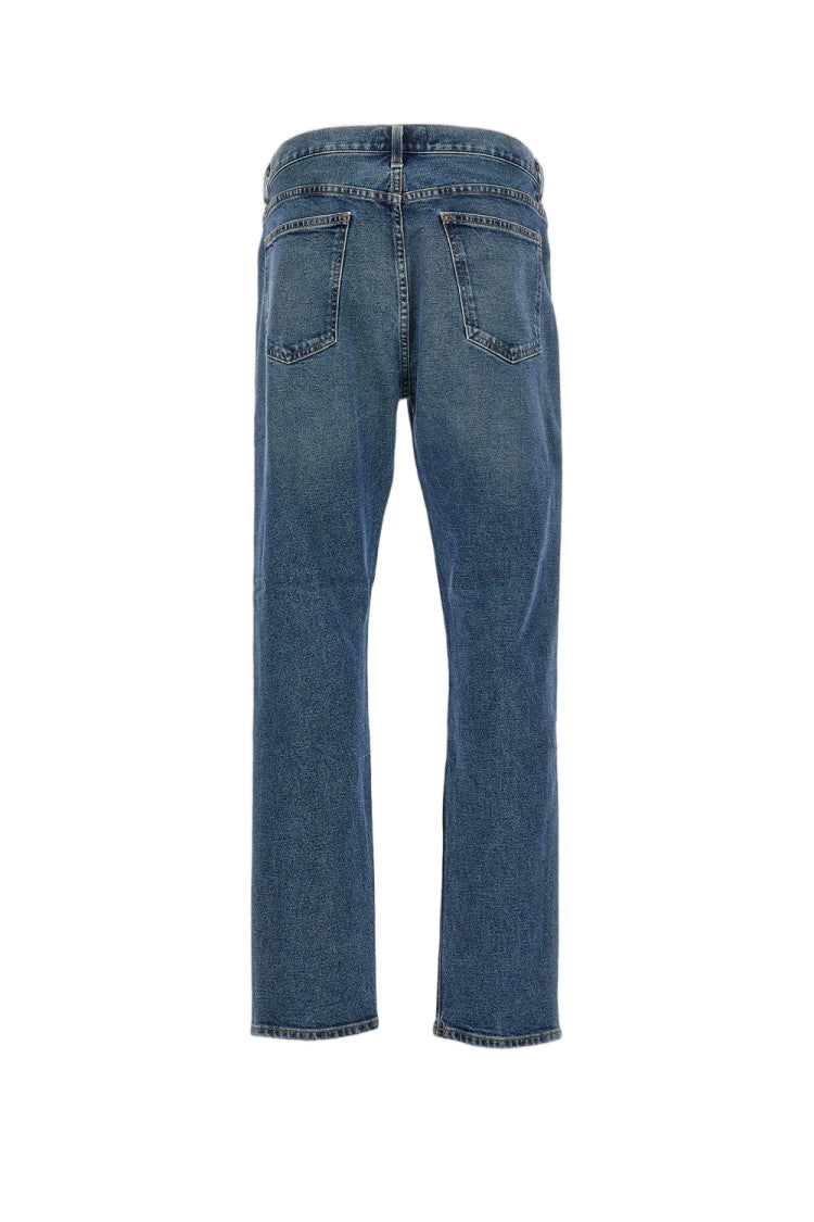 Agolde Classic Slim-Fit Five-Pocket Jeans With Straight Leg Cut