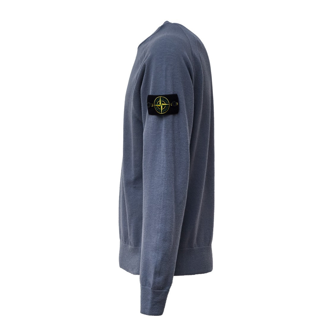 Stone Island Triangular Insert Ribbed Knit Sweater